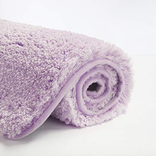 Bathroom Rug Non Slip Bath Mat for Bathroom  Water Absorbent Soft Microfiber Shaggy Bathroom Mat Machine Washable Bath Rug for Bathroom Thick Plush Rugs for Shower