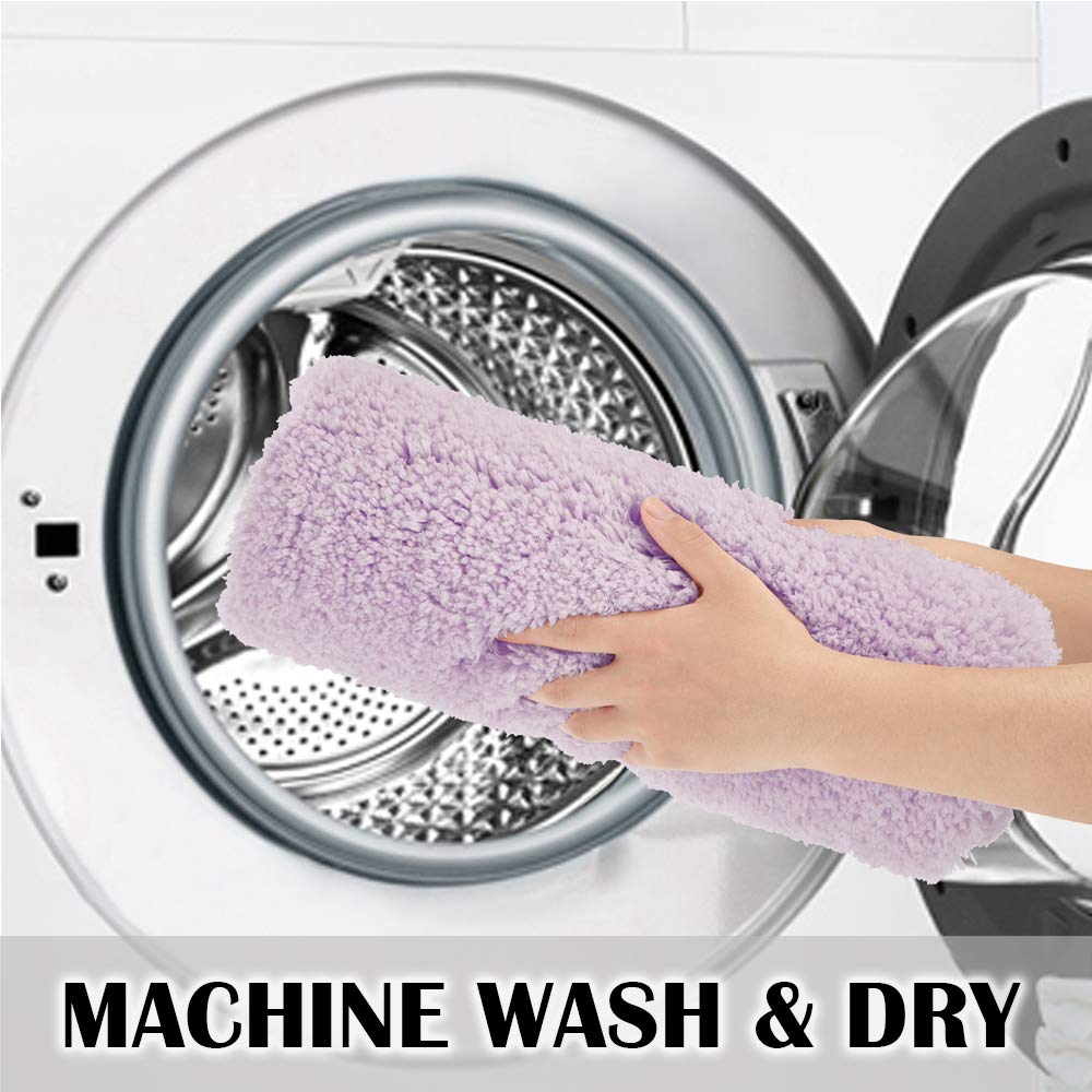 Bathroom Rug Non Slip Bath Mat for Bathroom  Water Absorbent Soft Microfiber Shaggy Bathroom Mat Machine Washable Bath Rug for Bathroom Thick Plush Rugs for Shower