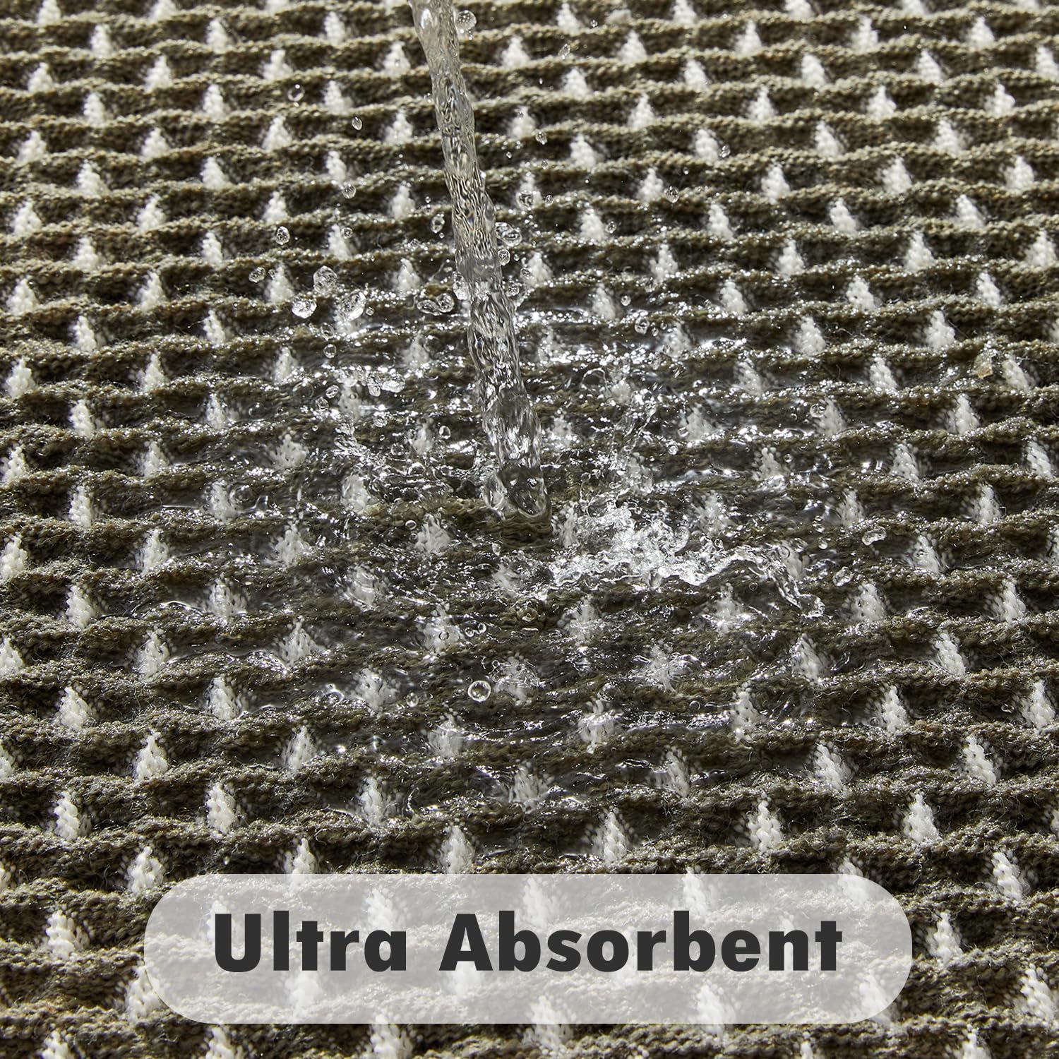 Bathroom Rugs, Super Absorbent Non Slip Bath Mat Quick Dry Bath Rugs Washable Boho Farmhouse Bathroom Rugs for Bathroom with Non Slip Rug Pad