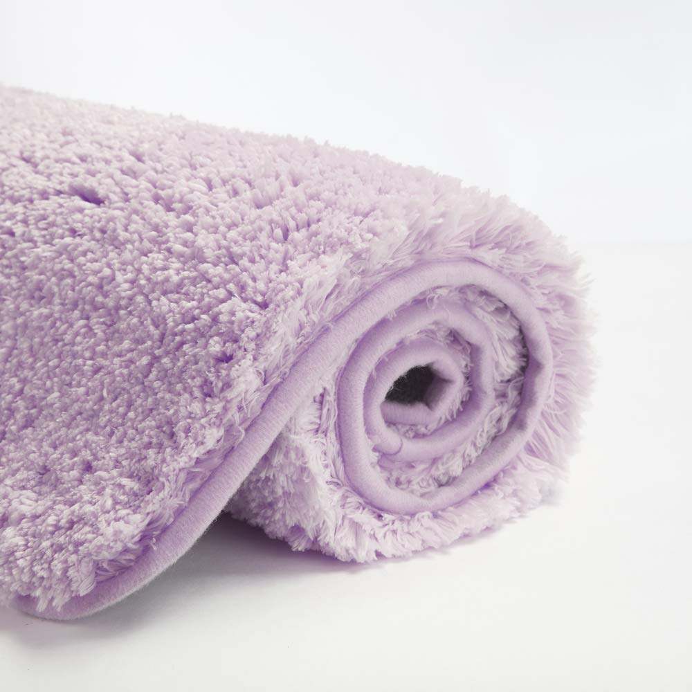 改Suchtale Bathroom Rug Non Slip Bath Mat for Bathroom (16 x 24, Light Blue) Water Absorbent Soft Microfiber Shaggy Bathroom Mat Machine Washable Bath Rug for Bathroom Thick Plush Rugs for Shower