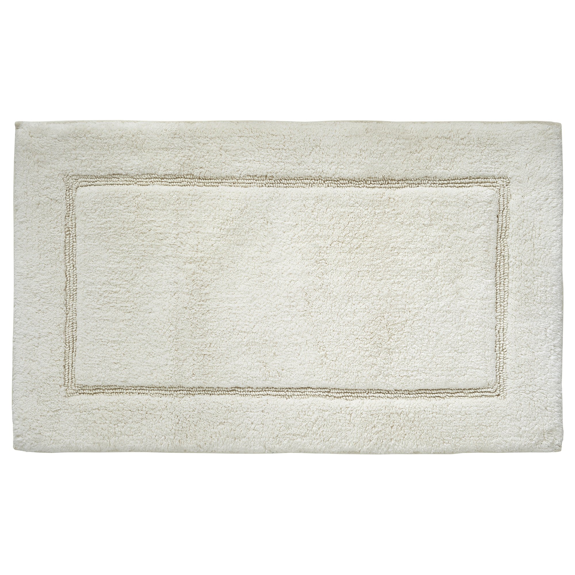 改Amrapur Overseas 2-Pack Solid Loop with Non-Slip Backing Bath Mat Set (17-inch by 24-inch &amp; 21-inch by 34-inch), White