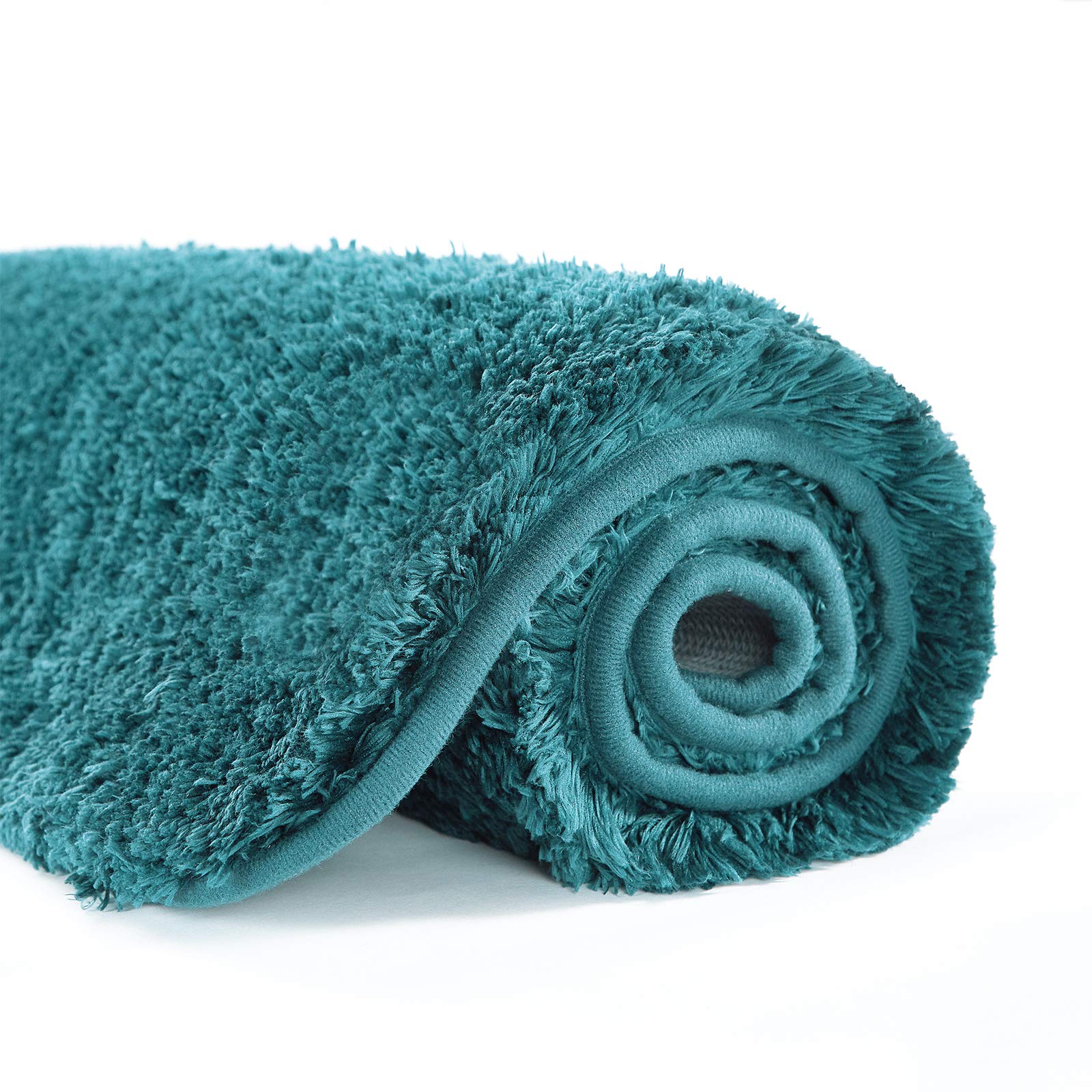 Bathroom Rug Non Slip Bath Mat for Bathroom  Water Absorbent Soft Microfiber Shaggy Bathroom Mat Machine Washable Bath Rug for Bathroom Thick Plush Rugs for Shower
