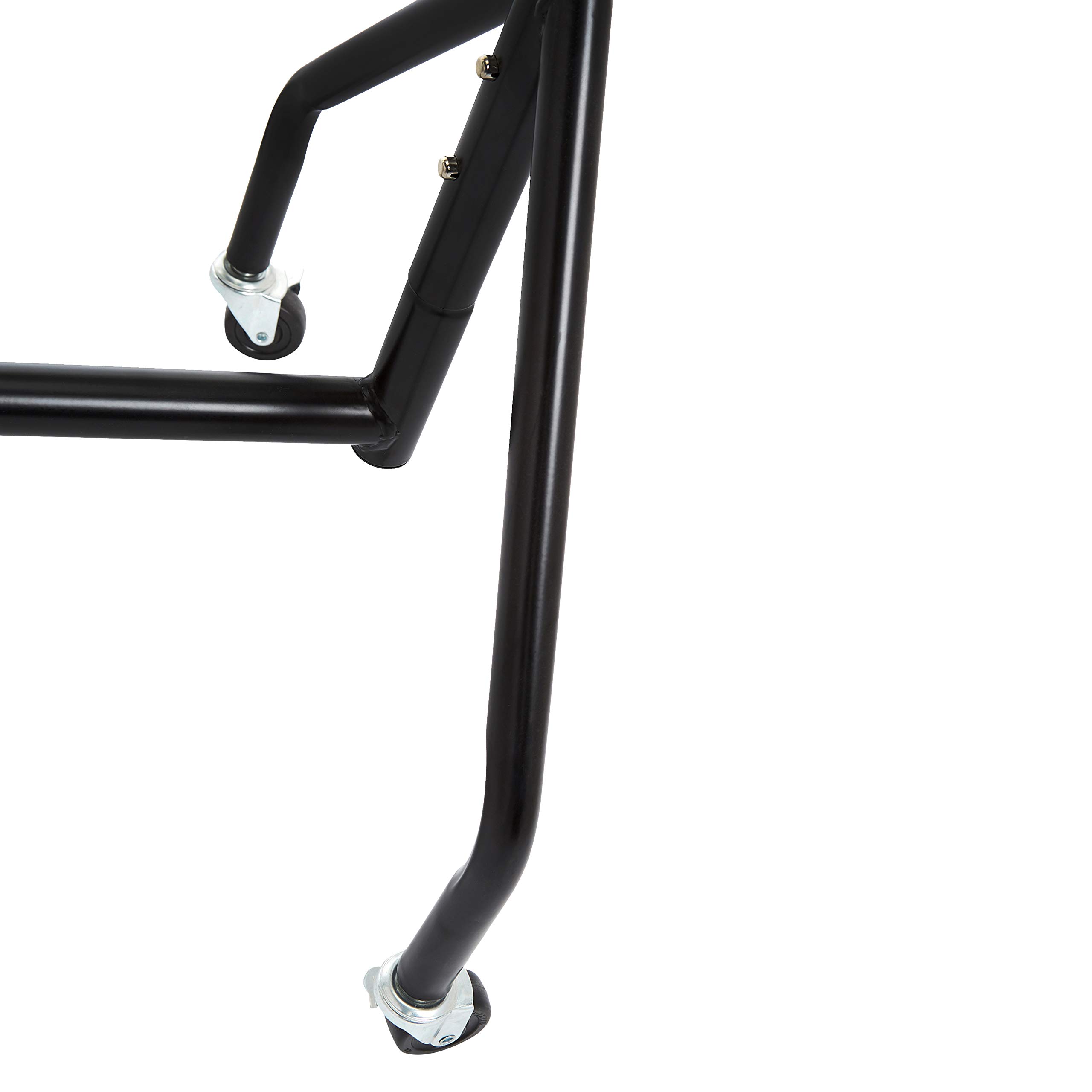 改Amazon Basics Heavy Duty Rolling Garment Rack, Hanging Clothes Organizer Rail for Display and Storage, 1.82 x 1.52 m, Black