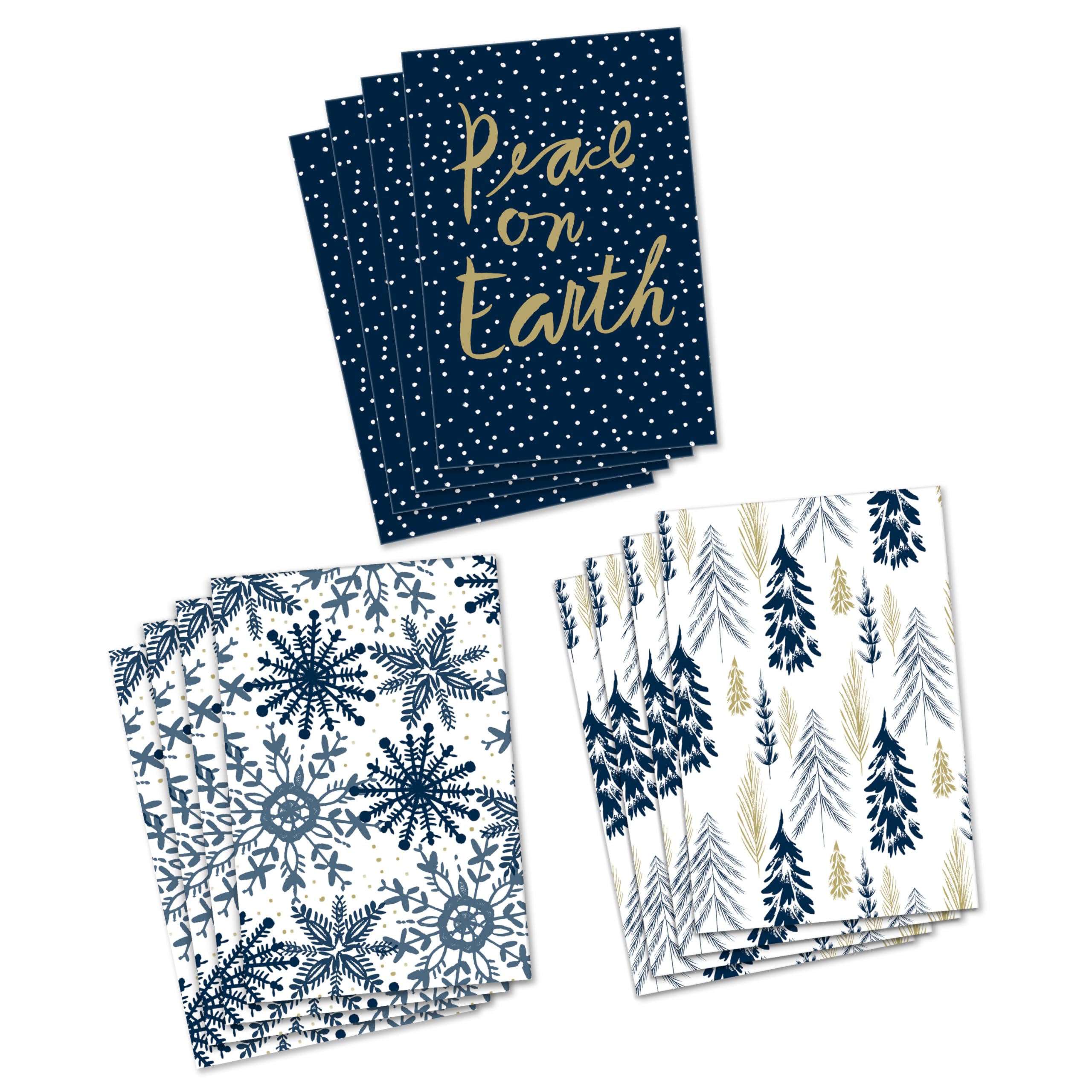 改Hallmark Medium Christmas Gift Boxes with Lids (12 Shirt Boxes, White Snowflakes and Stripes on Kraft) for Holiday Parties, Winter Weddings, Bridal Showers