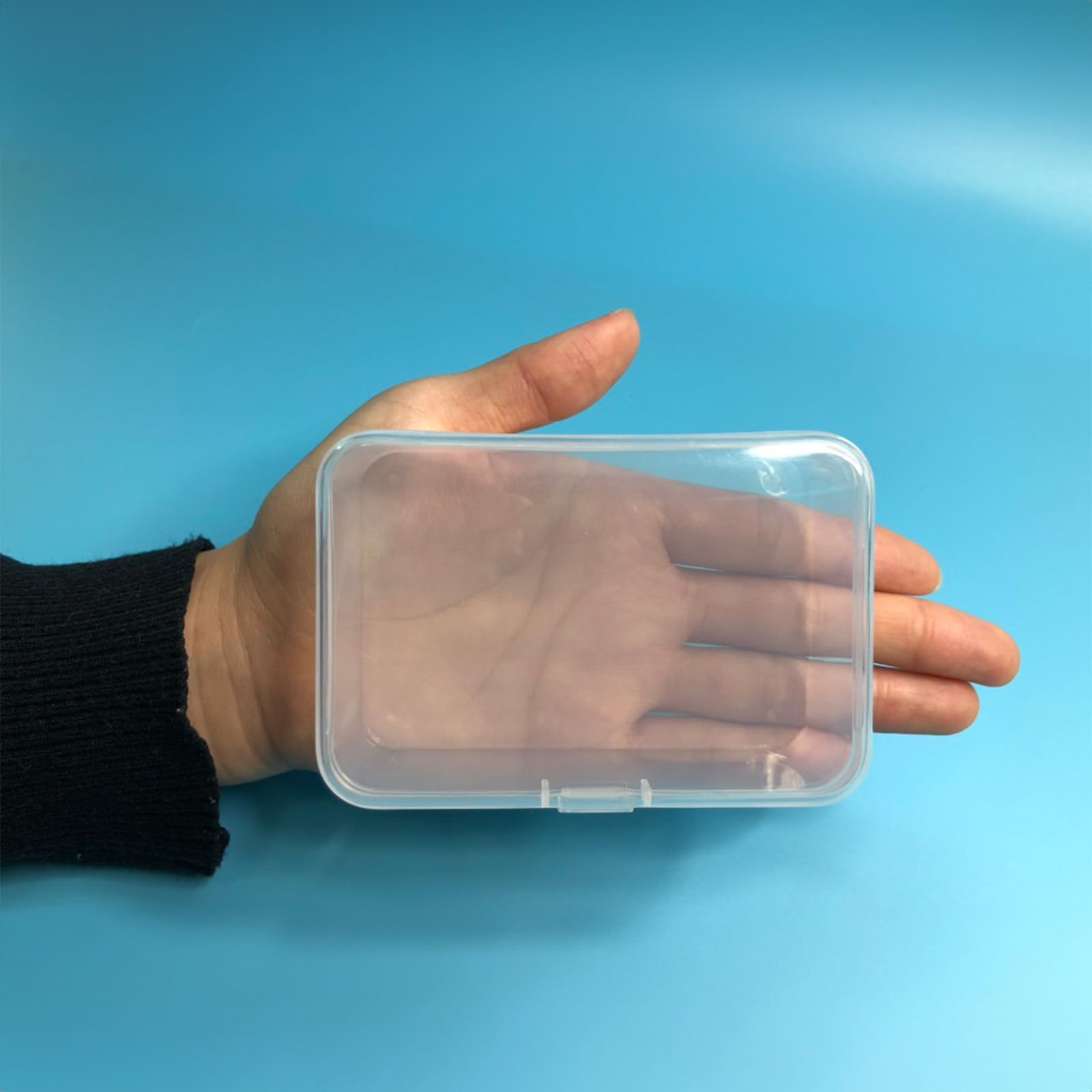 改Wotermly 30 Pcs Small Containers Assorted Sizes Small Plastic Containers with Lids Small Mini Clear Plastic Beads Storage Containers Box with Hinged Lid for Storaging Tiny Items (Mixed30P)