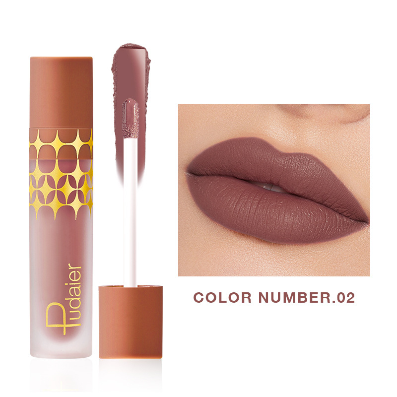 Star Matte Liquid Lipstick Waterproof Long Lasting Lip Gloss Non-sticky Lip Gloss Lip Balm Lightweight High Pigmentation Hydrating Satin Matte Long-lasting Velvet