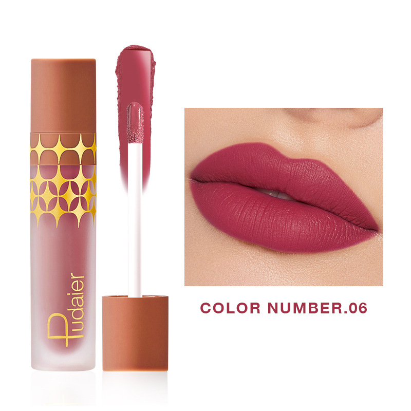 Star Matte Liquid Lipstick Waterproof Long Lasting Lip Gloss Non-sticky Lip Gloss Lip Balm Lightweight High Pigmentation Hydrating Satin Matte Long-lasting Velvet