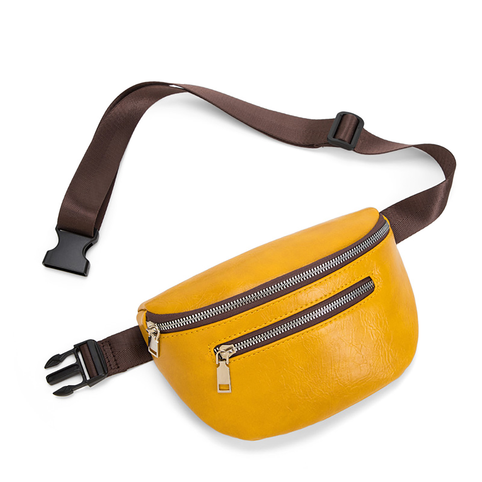 Leather Fanny Packs for Women, Fashion Waist Packs Hip Bum Everywhere Belt Bag with Adjustable Strap