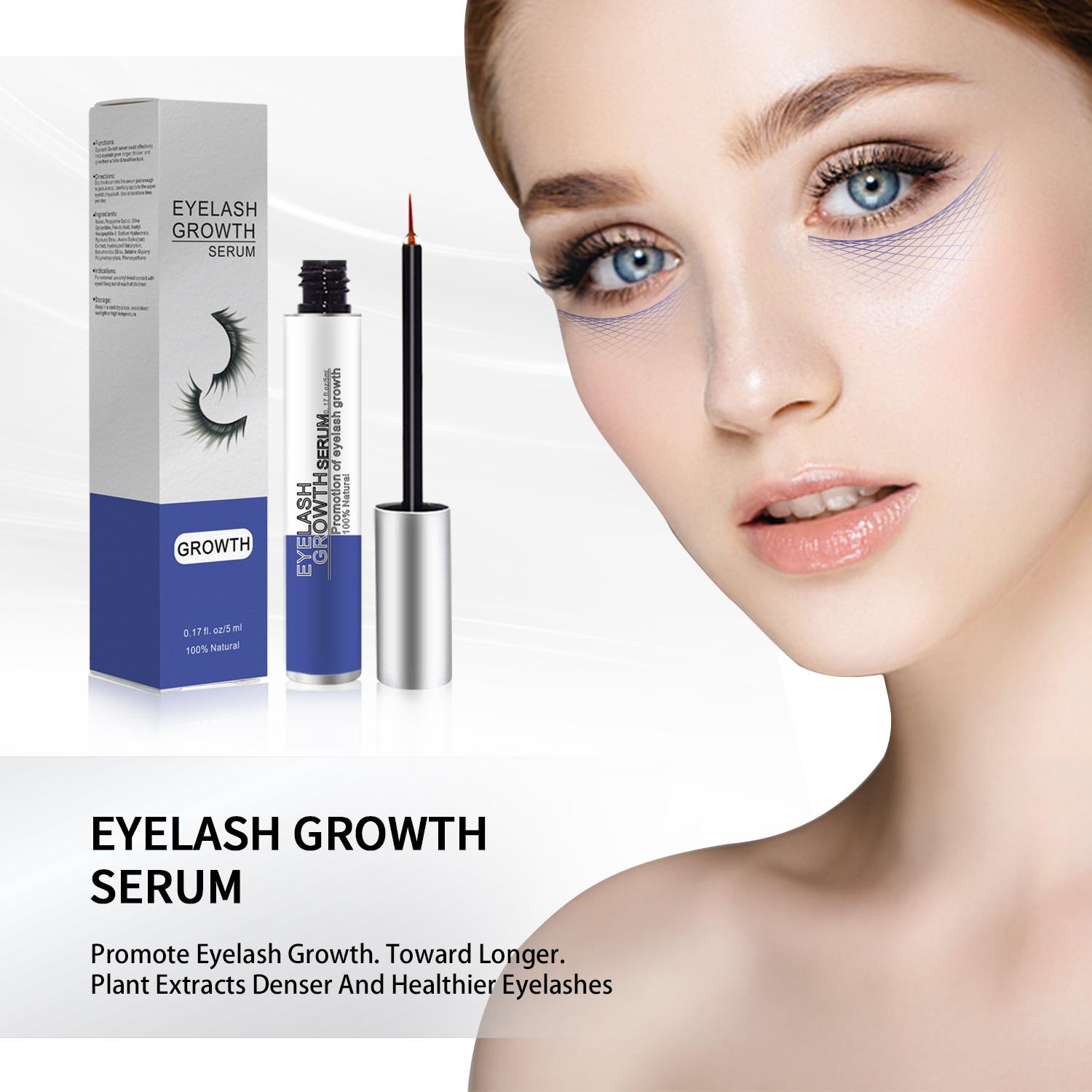 Eyelash Serum and Brow Enhancer to Longer Lashes for Long ,Luscious Lashes 5ml Makeup Mascara Daily Nourishing