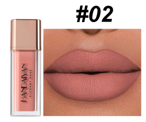 Elegant Rose Non-stick Lip Gloss Lipstick Liquid Lipstick Non-stick Cup Non-fading Matte Mud Lip Lipstick Matte Lip Glaze