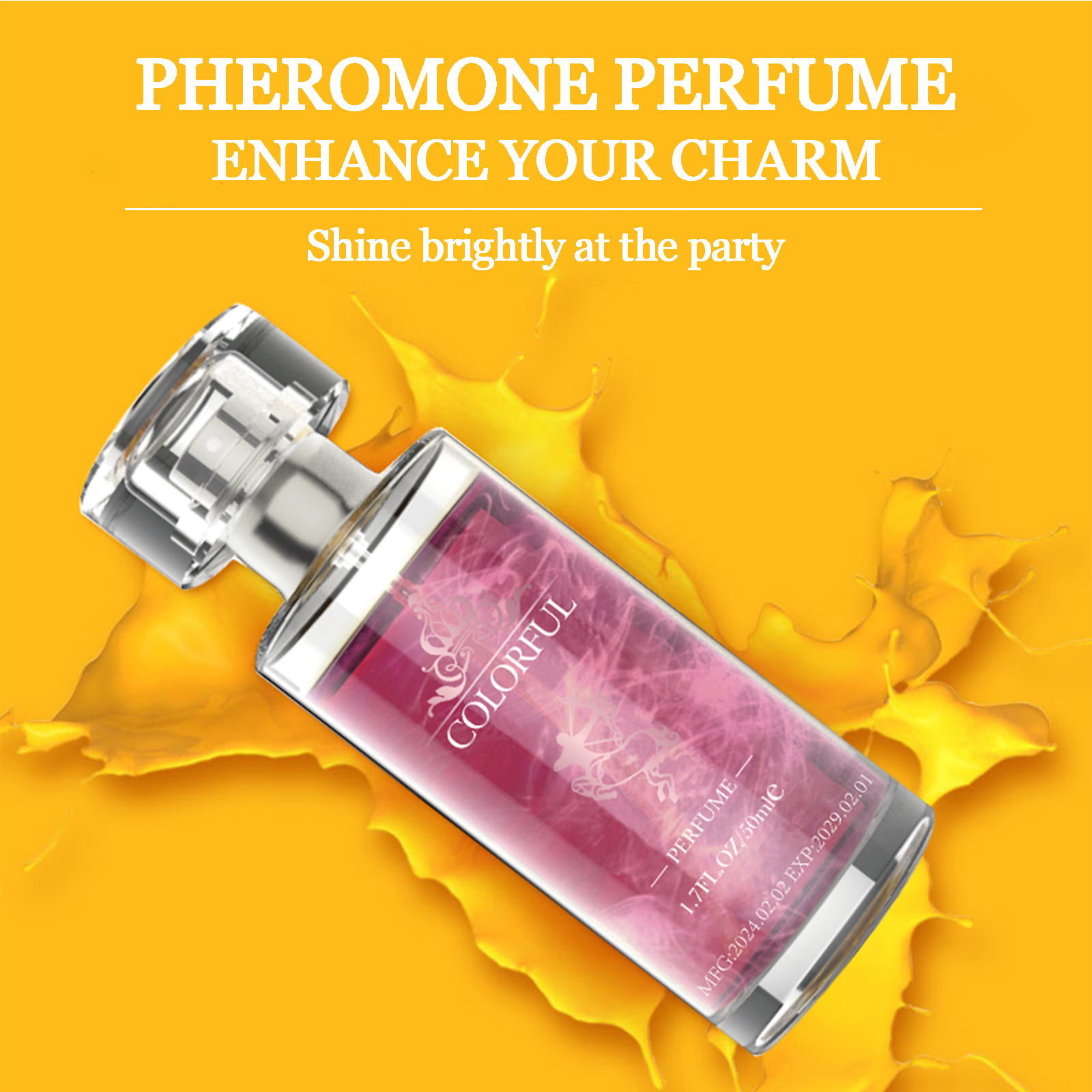Gold Powder for Women 50ml - Women's Body Spray, Flirting Perfume, Gold Powder Perfume， Pheromone Body Flirting Perfume - Lasting Wear, Rich, Sensual