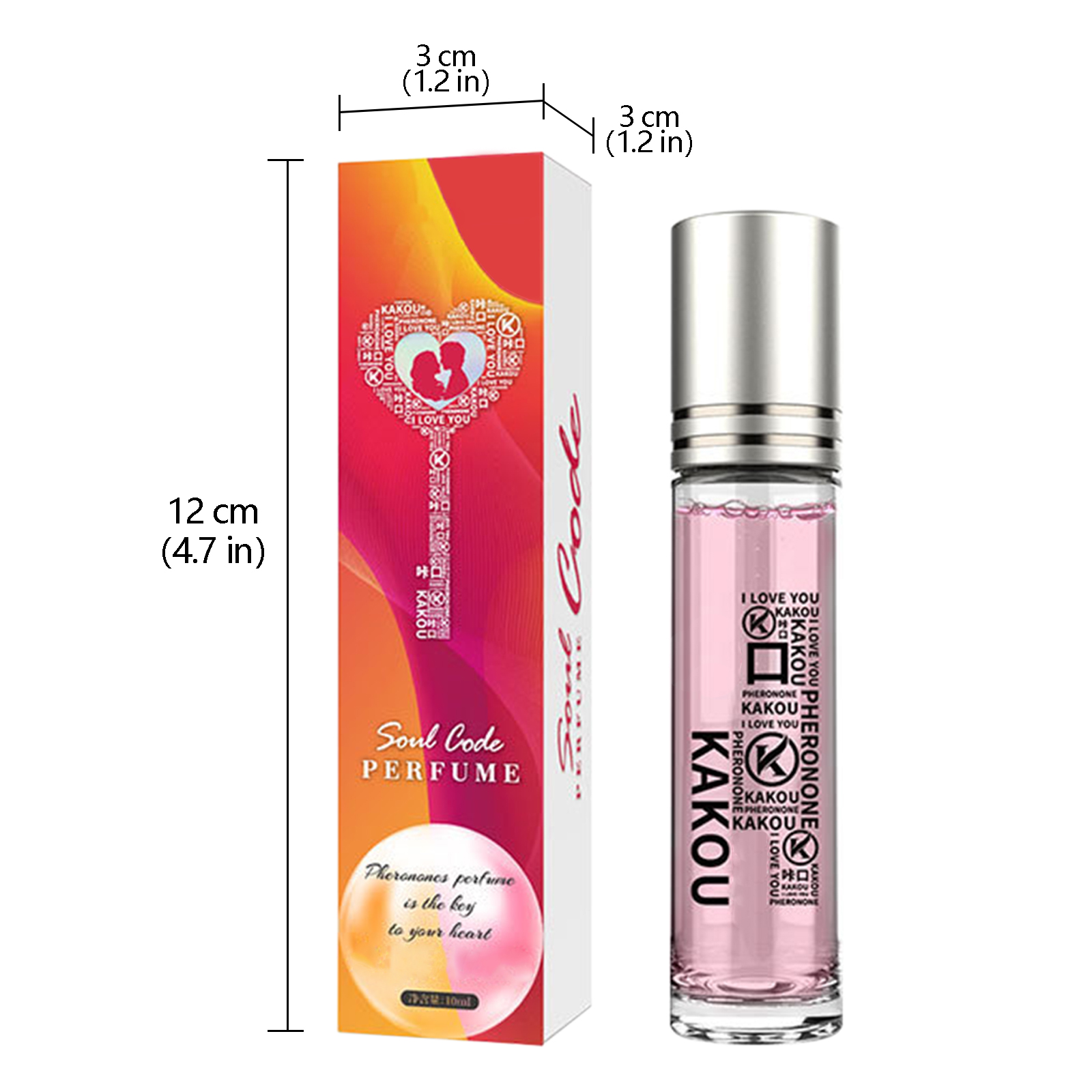 Concentrated Long Lasting Roll-On, Unique and Personalised Scent Experience, Increase Intimacy Perfume For Men Women Infused Essential Oil Cologne Perfume