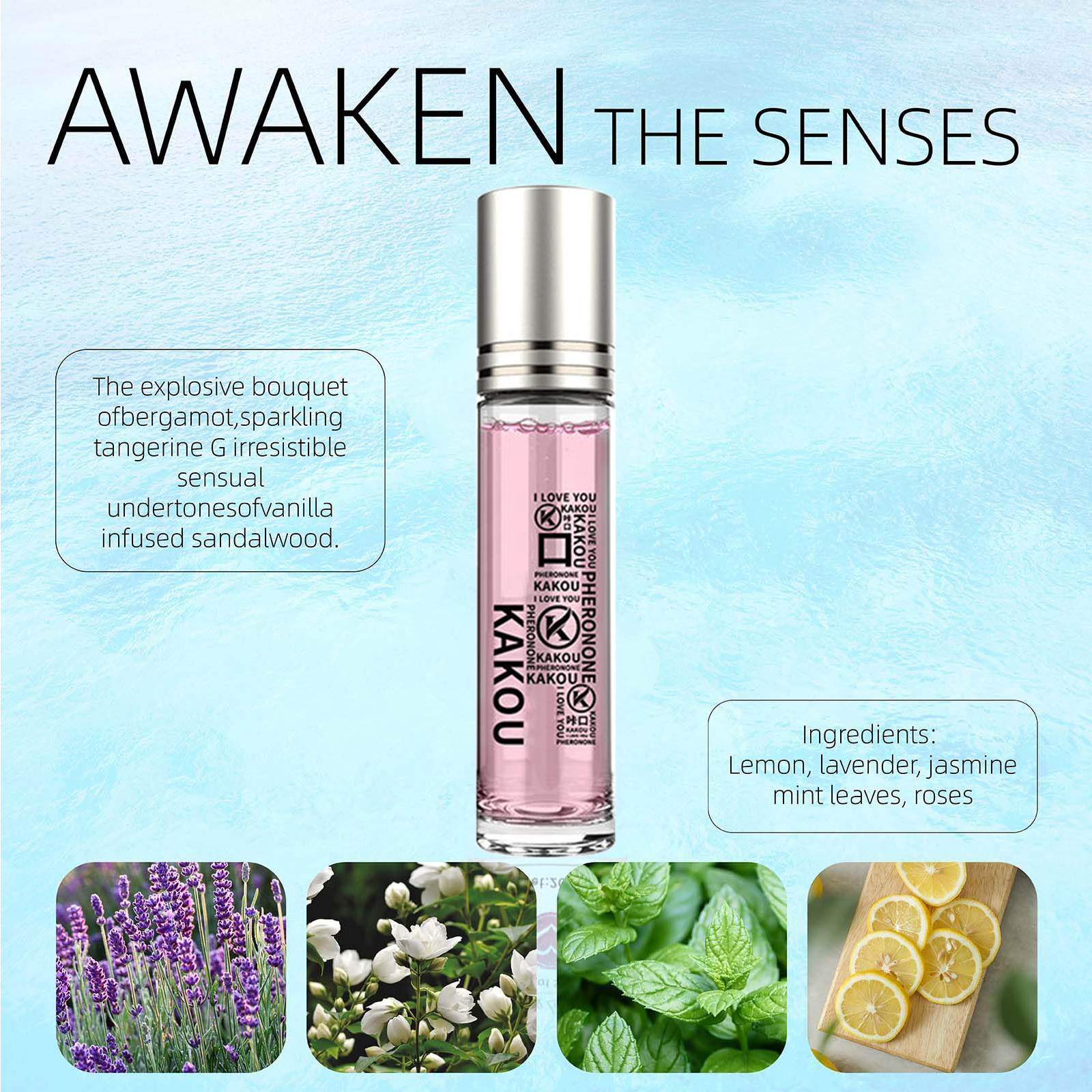 Concentrated Long Lasting Roll-On, Unique and Personalised Scent Experience, Increase Intimacy Perfume For Men Women Infused Essential Oil Cologne Perfume