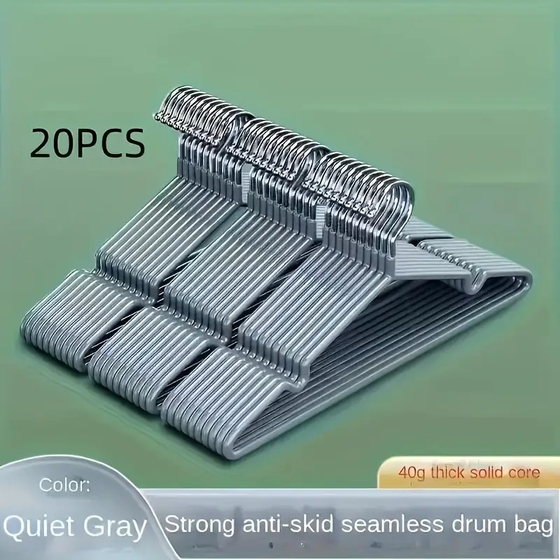 Clothes Hangers With Non-slip Design, Sturdy Heavy Duty Coat Durable Hangers for Coats