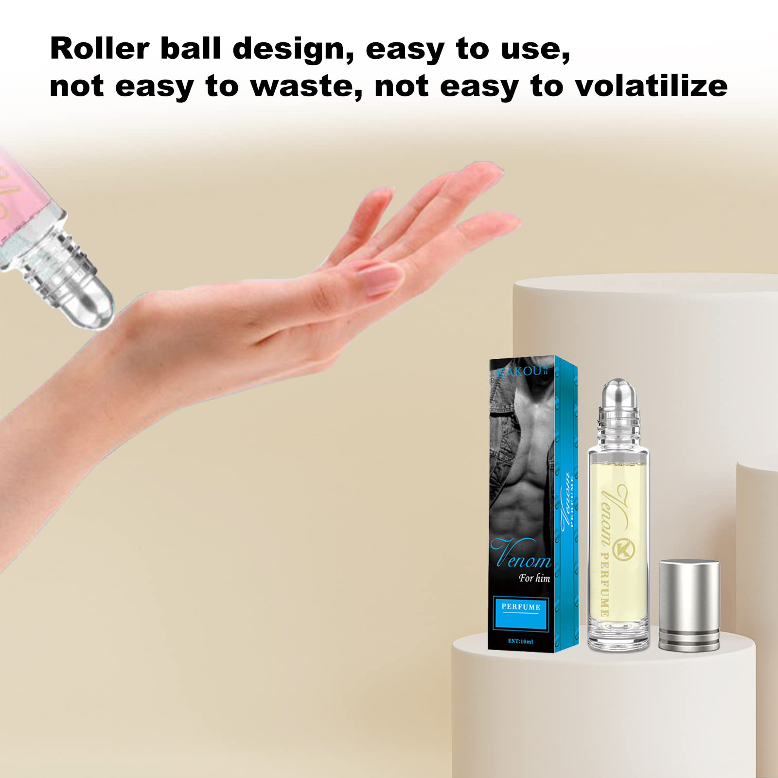 Portable Roll On Perfume, Box Rose Pheromone Perfume, Pheromone Based Body Scent, Pheromone Essential Oil for Man