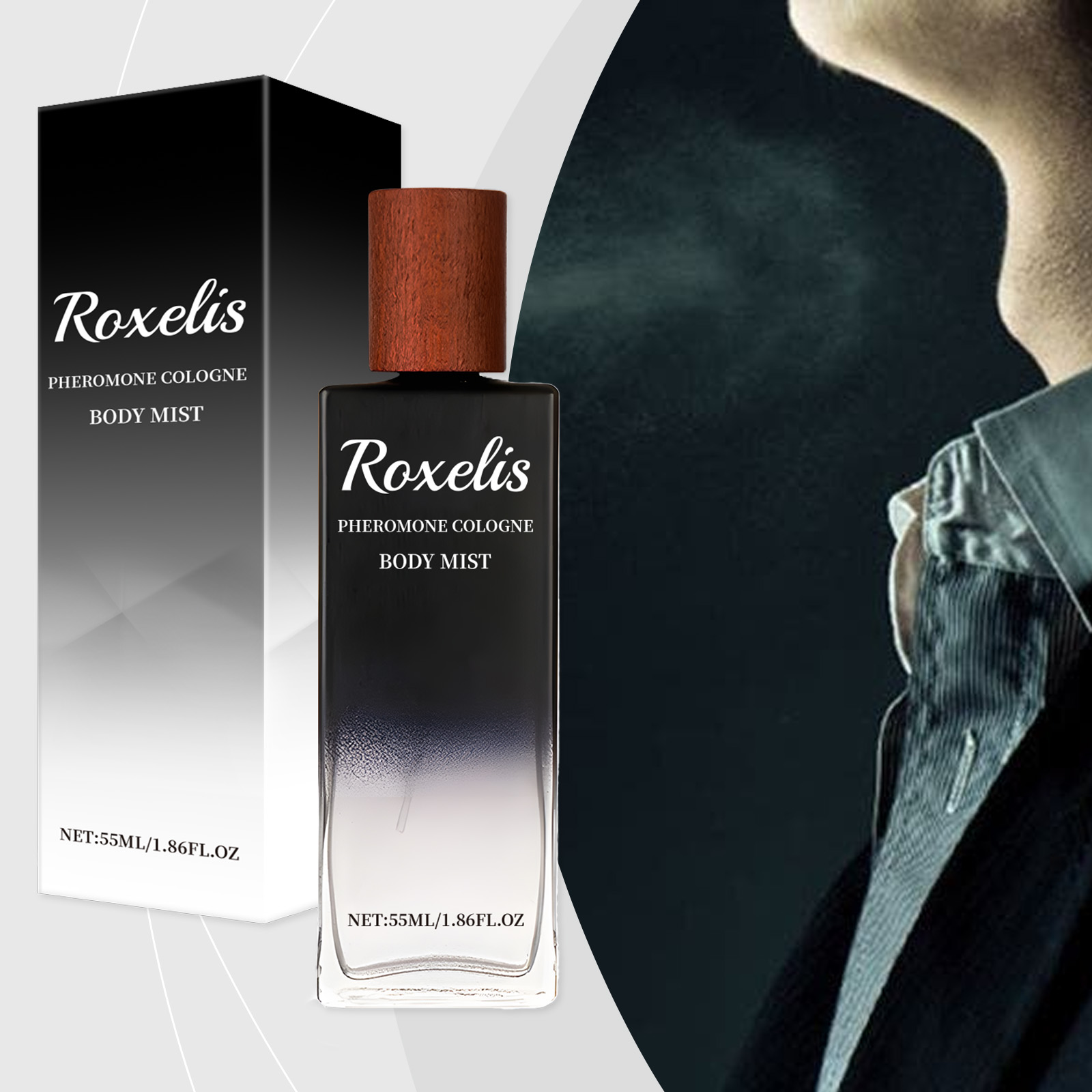 Men's Cologne Rich Cologne Body Spray Plant Extracts Strong Elegant Scent Rich Cologne Body Fragrance Spray