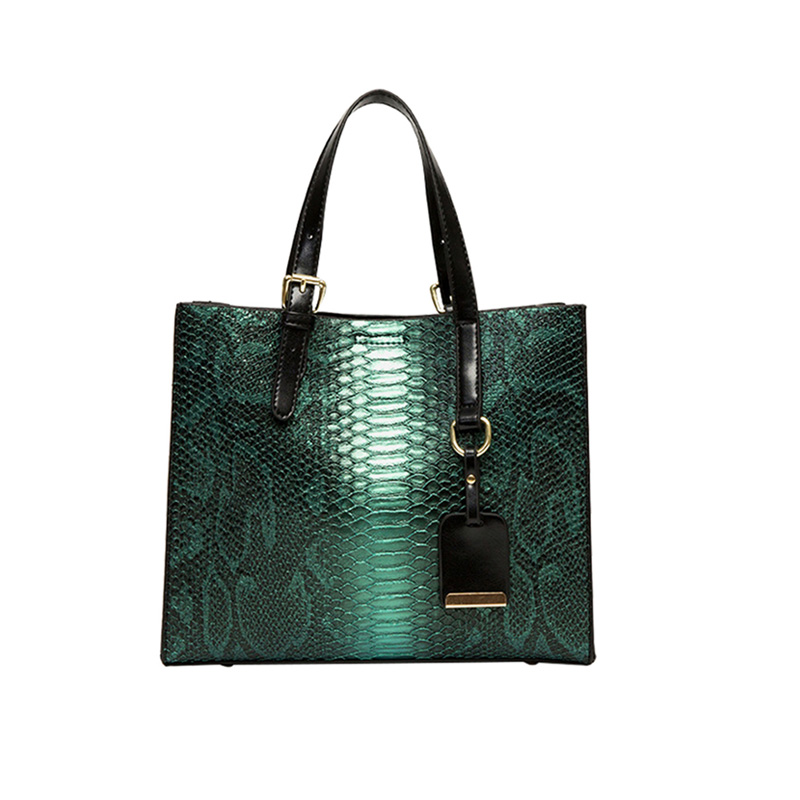 Large Capacity Crocodile Print Tote Bag Set - Women's Fashion Handbag, Shoulder Bag & Purse
