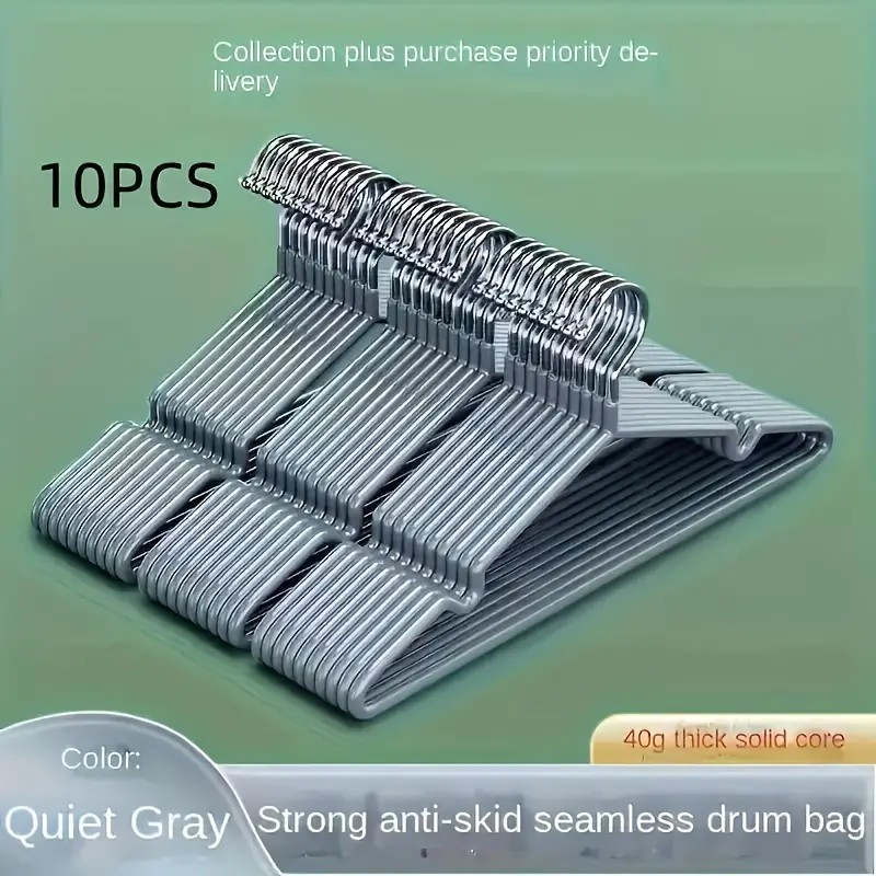 Non Slip Hangers-Heavy Duty Durable Clothes Hangers with Anti-slip Design for Various Coats