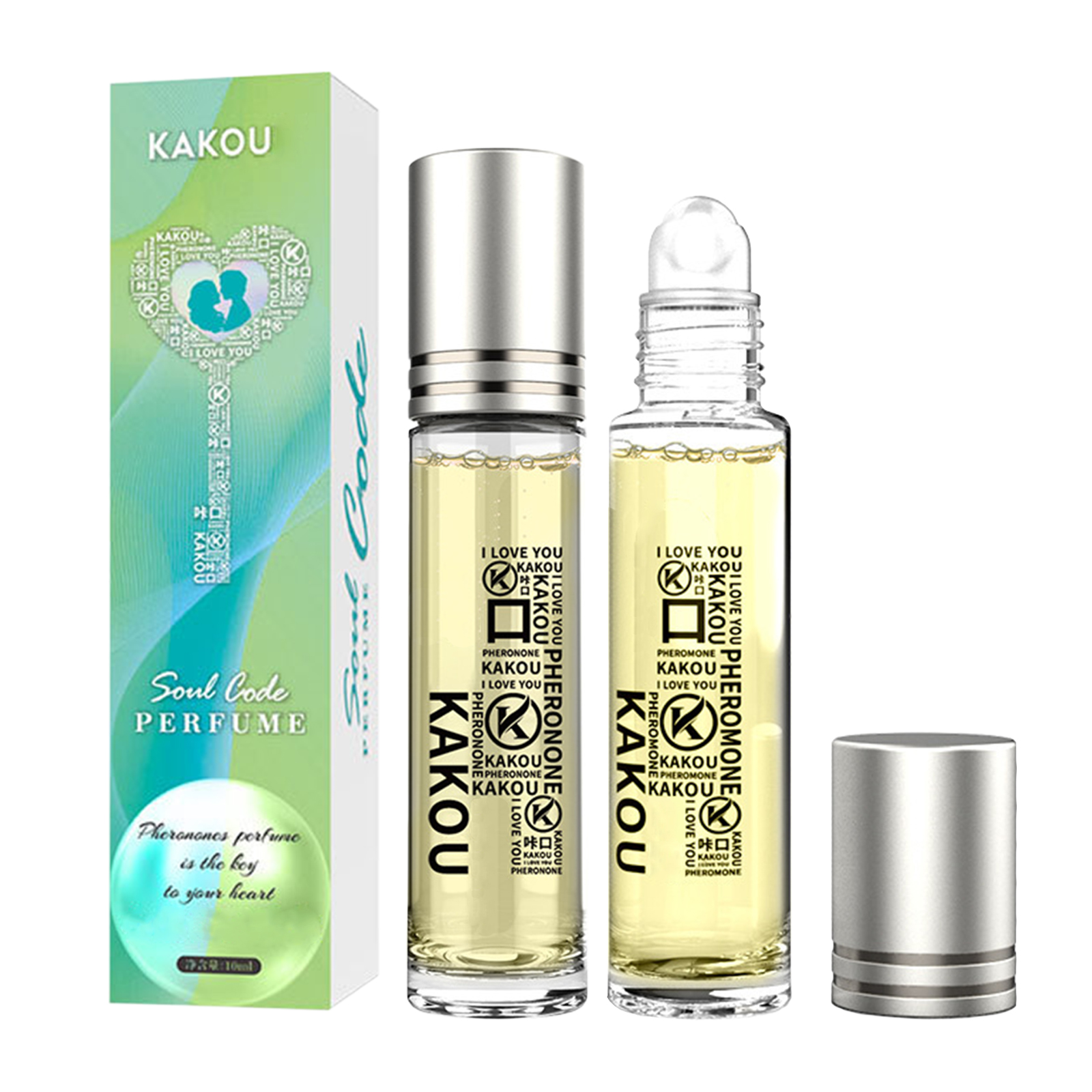 Men's Eau de Toilette, 10ml Concentrated Long Lasting Roll-On, Unique and Personalised Scent Experience, Increase Intimacy Perfume For Men Women Infused Essential Oil Cologne Perfume