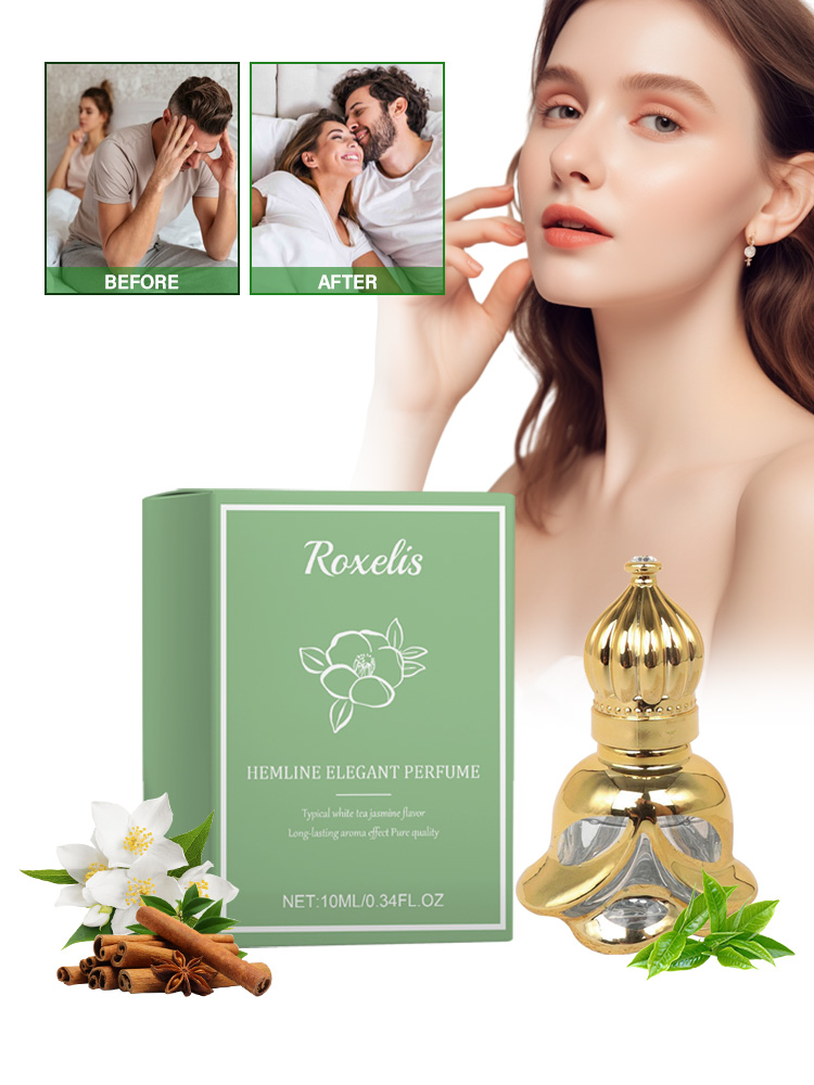 Exquisite women's perfume White tea jasmine skirt elegant perfume Dating encounter fresh fragrance lasting natural and gentle fragrance