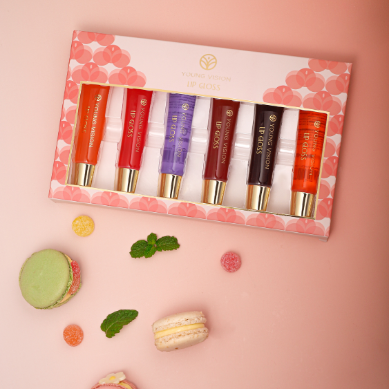 YOUNG VISION Lip Moisturizing Oil 6 pcs/Set Moisturizing Lip Color Lip Protection Mint Lip Liquid