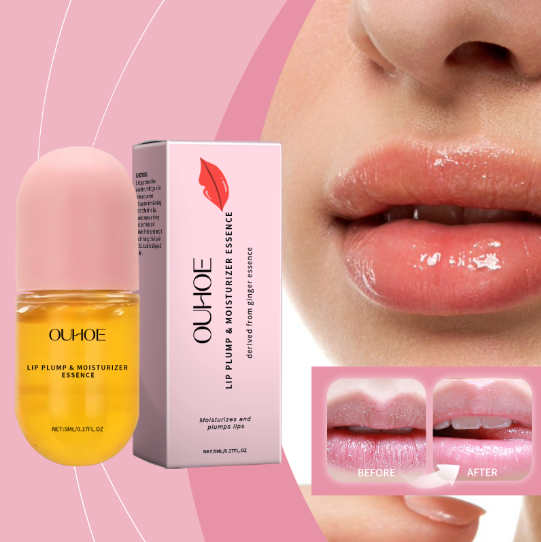 OUHOE moisturizing lip oil, plump and moisturizing lips, nourishing lips, moisturizing elasticity, repairing dryness