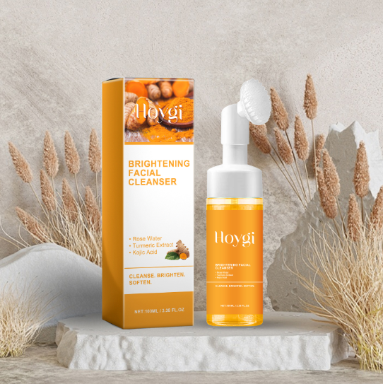 Turmeric Facial Cleanser: Deeply cleanses the facial skin, fades acne marks and pimple marks, moisturizes the skin, brightens the complexion, and rejuvenates the skin.