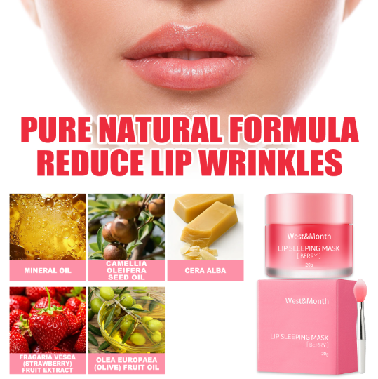 Jelly Lip Mask: Hydrating, Moisturizing, Reducing Lip Wrinkles, and Nourishing Lip Skin