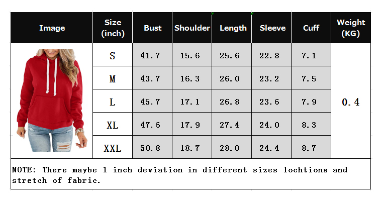 Women’s Casual Solid Hoodies Classic Long Sleeve Loose Sweatshirts Crew Neck Lightweight Pullover Tops with Pockets