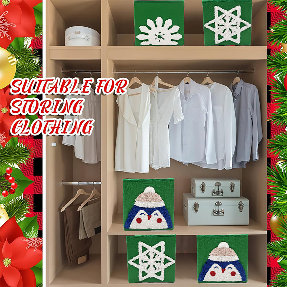 Premium Embroidered Christmas 10.5-inch Organizer 3pcs, Bake the Christmas Spirit