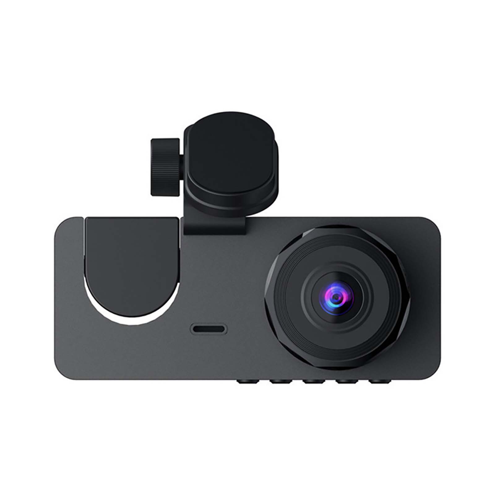Dash Cam, 3 Channel Dash Cam, 1080P Dash Cam Front ,Inside and Rear with 32GB Card, Dash Cam with IR Night Vision, Dash Camera With Loop Recording, HDR, G-Sensor, 24Hr Parking,Front Rear Dash Cam Loop