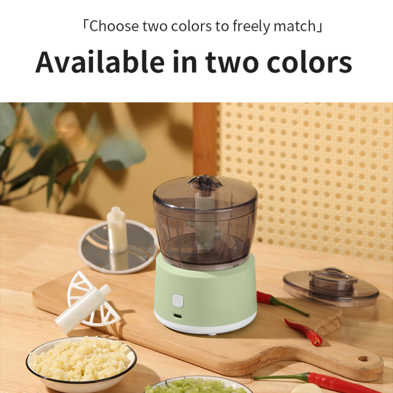 Multifunctional Food Processor - Cordless Electric Meat & Vegetable Grinder, Chopper, Meat Grinder, Dicer - Portable Mini Food Machine