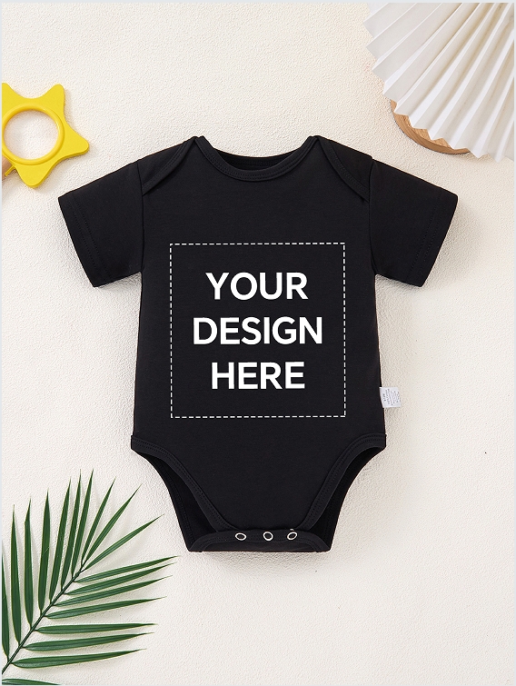 PODCustomized Photo & Text Teen Jumpsuit - 100% Polyester Soft Crew Neck Jumpsuit, Personalized Kids Gift for Birthdays, Announcements, Kids Baptism - Hand Washing/Dry Cleaning, All Season