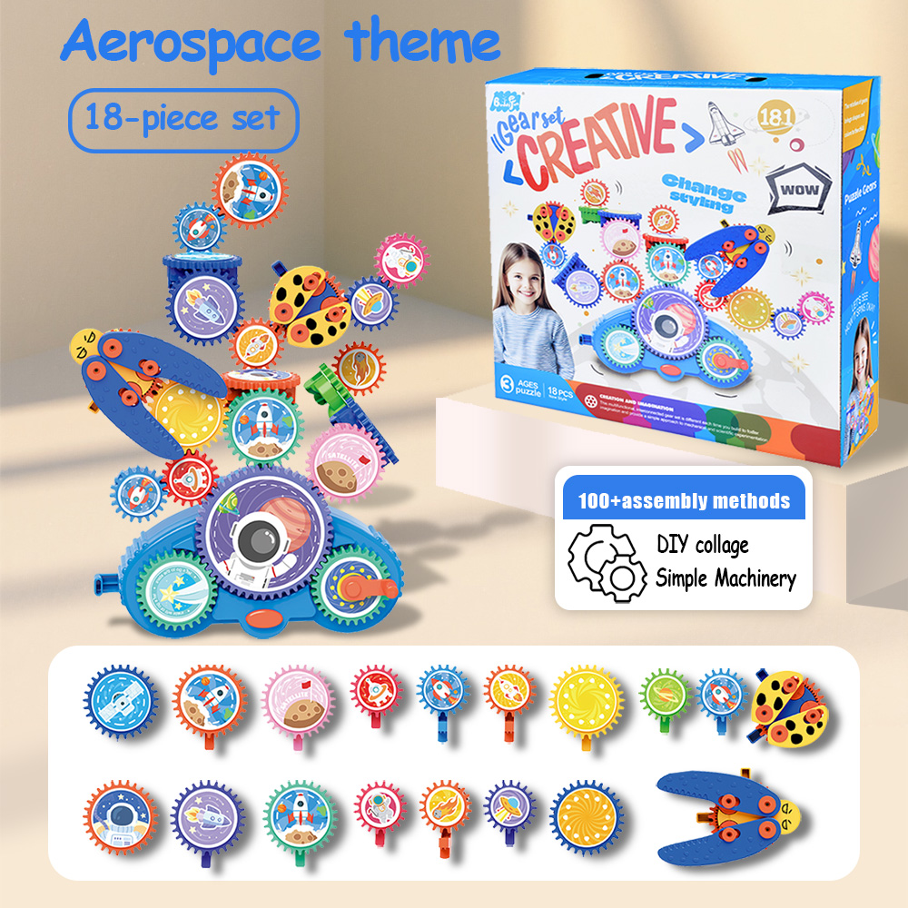 Gear Master, New, Pro Edition: Building Block, Toys, Set, Over 200 STEM Building Combinations, Creative, Kids, Children Aged 3-8, Screen-free, Prevent Addiction, Birthday, Christmas Gift, Boys, Girls., Best for Christmas
