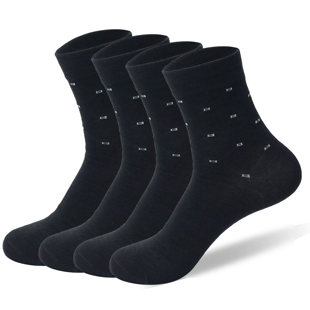 Ramie solid color socks for men four seasons sports long tube fashion men socks(Twelve pairs)