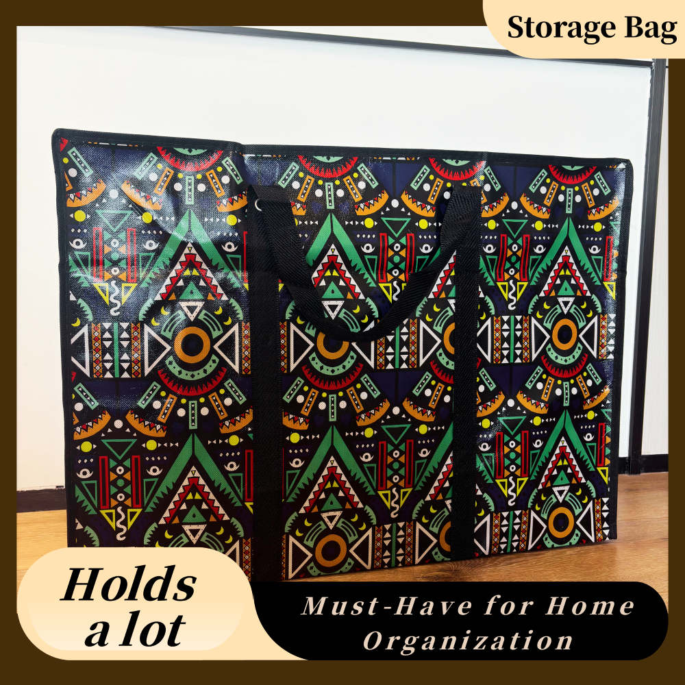 Trend pattern waterproof storage bag, necessary for shopping, storage, travel and multi-scenes, value and practicality coexist.