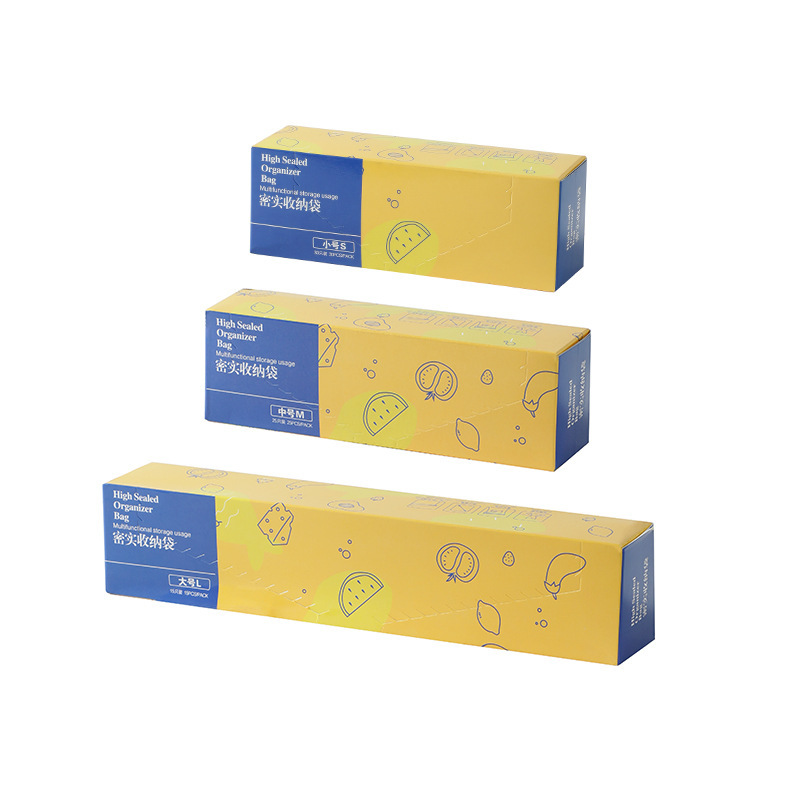 Sealed bag - Food-grade fresh-keeping bag - Self-sealing bag - Thickened - Household food - Double-strand - Specialized - Multi-functional - Refrigerator packaging bag