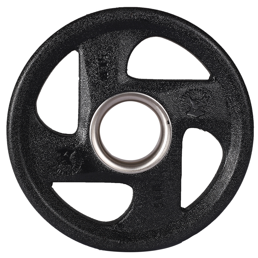 A4A 5LB×2pieces Gym style ergonomic rubber coated weight plate