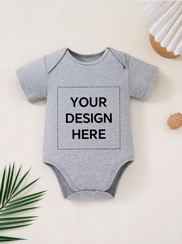 PODCustomized Photo & Text Teen Jumpsuit - 100% Polyester Soft Crew Neck Jumpsuit, Personalized Kids Gift for Birthdays, Announcements, Kids Baptism - Hand Washing/Dry Cleaning, All Season