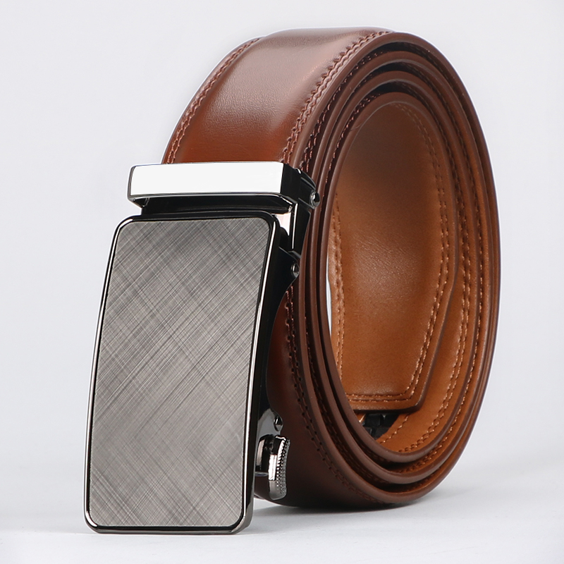 Leather Ratchet Belt Men - Customizable Fit, Effortless Style