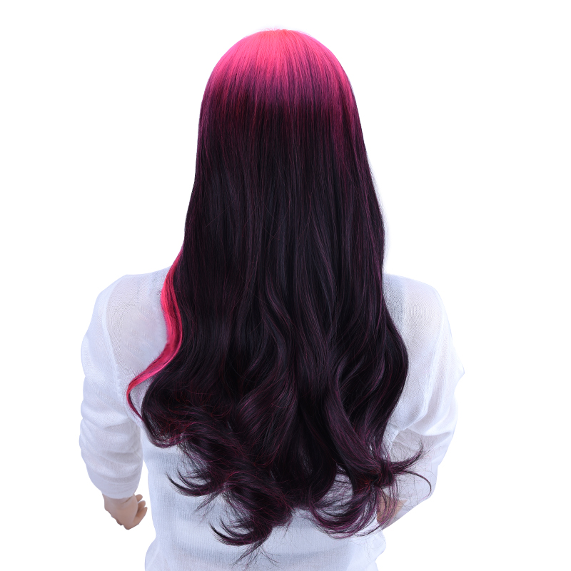Monster Womens Wig, Rainbow Color, Long Curly Wig For Women, About 24 Inches, Cosplay Halloween Wigs, Heat Resistant Synthetic Wig, High Temperature Fiber, Daily Party Cosplay, Friendly To Beginners