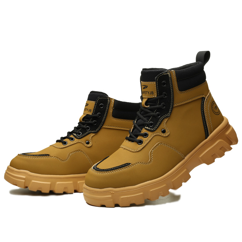 Hiking boots Men's Waterproof Steel Toe Work Boot Steel Toe Slip Resistant Safety Industrial Boots