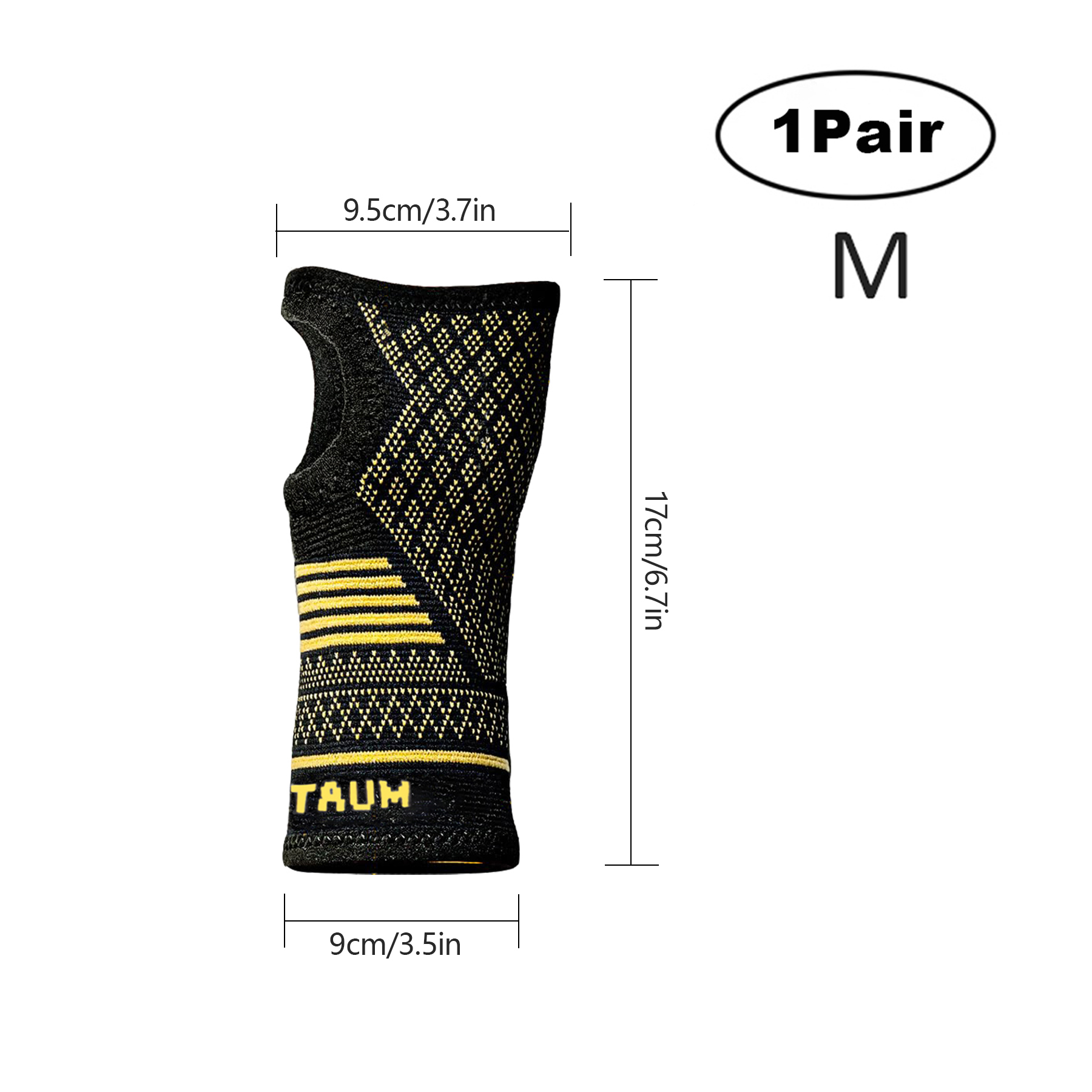 ARITAUM Copper Compression Arthritis Gloves | Fingerless Arthritis Carpal Tunnel Pain Relief Gloves For Men & Women | Hand Support Wrist Brace For Rheumatoid, Tendonitis, Swelling,