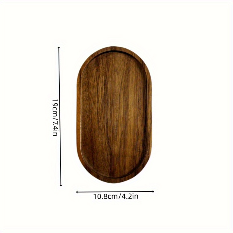 1Pcs LDQ Elegant Wood Service Tray -Japanese Style, space Saving Design forFood and Beverage Service - Perfect forHome Decor and Kitchen Accessories