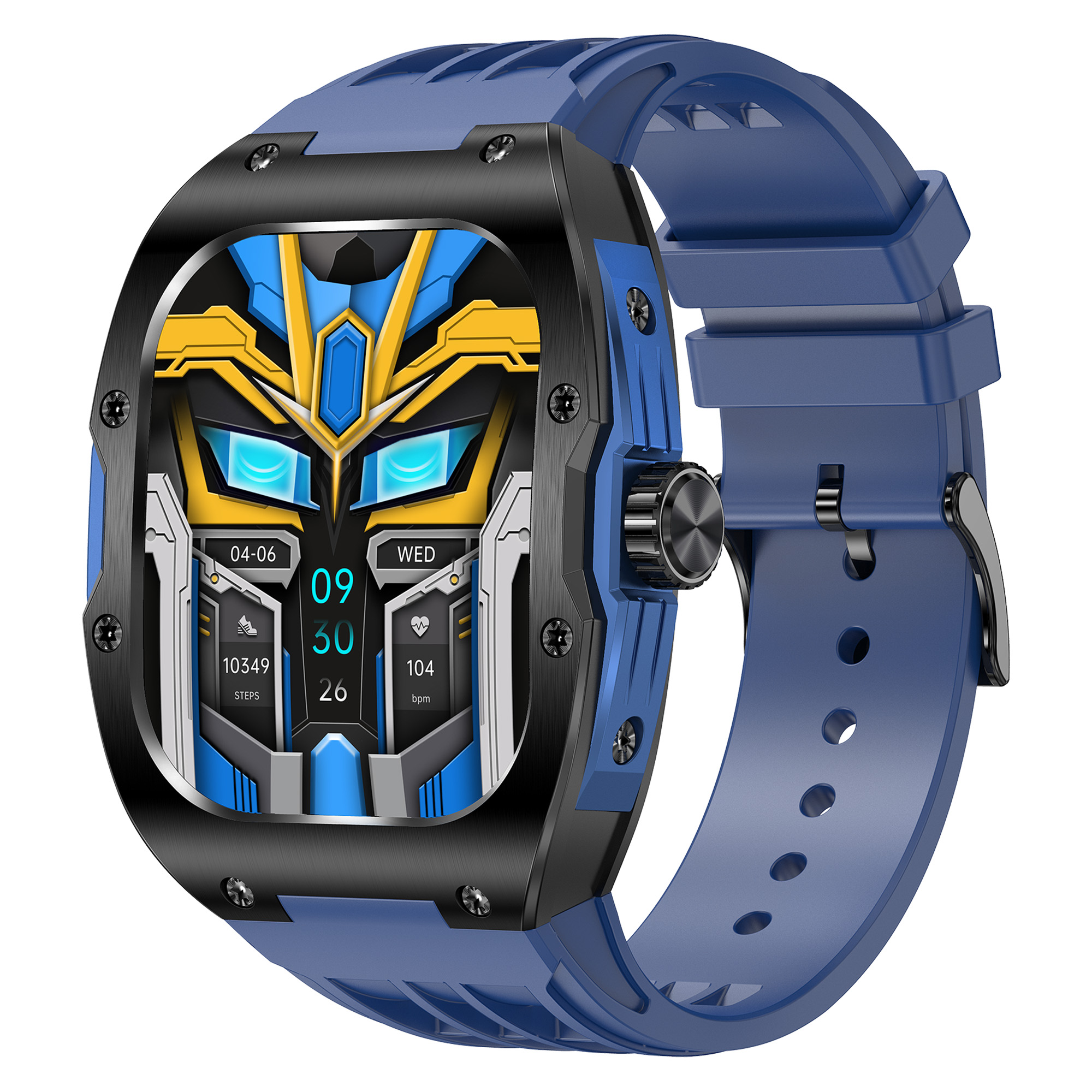 Smart Watch for Men 1.95-inch AMOLED HD Screen Wireless Call, Custom Dial, Fitness Tracker, 400mAh Battery Multiple Sports Modes 400 mAh Long Battery Life,Compatible with iPhone and Android,