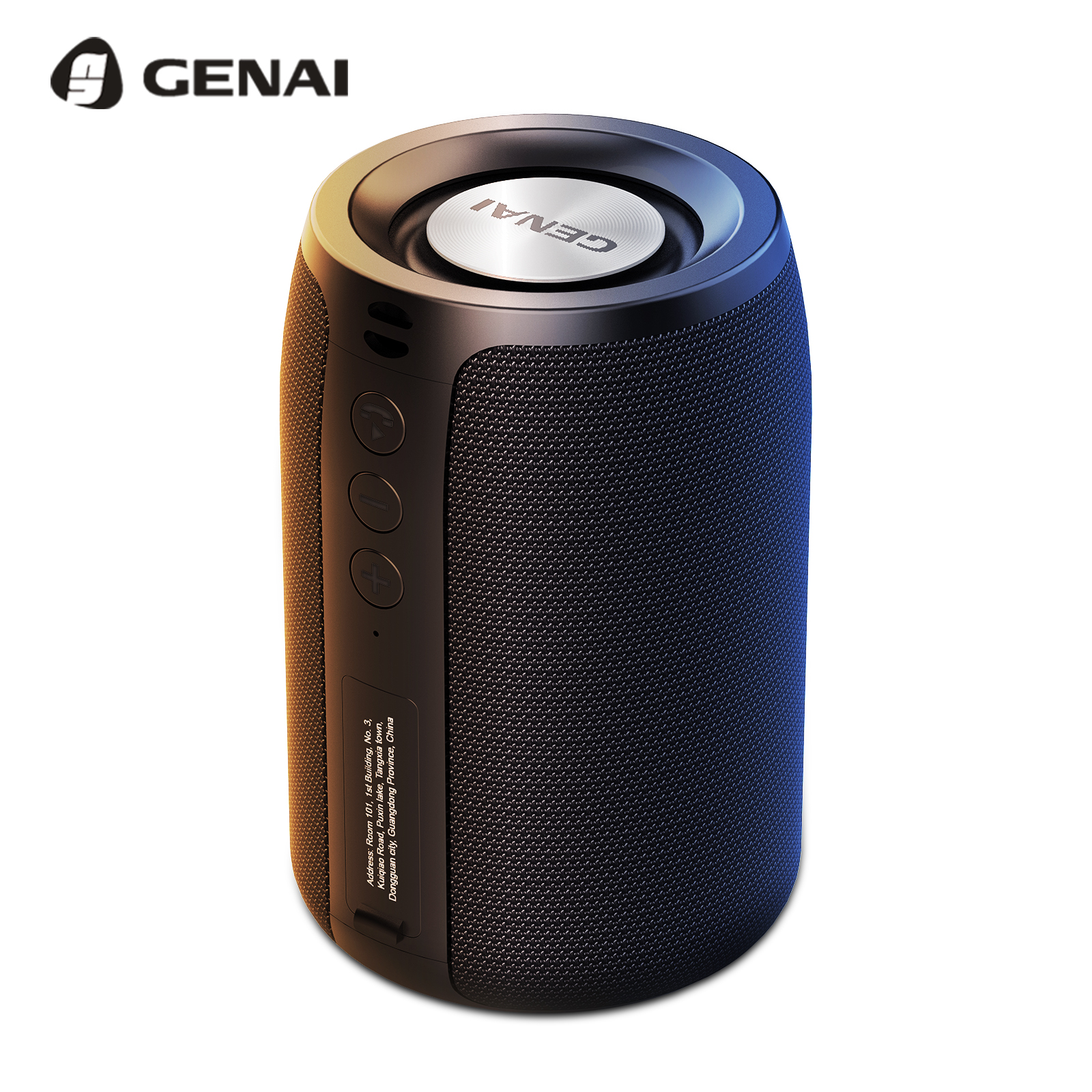 GENAI B26 Portable Bluetooth Speaker with Hands-Free Calling — Compact, Waterproof, 24H Playtime, Deep Bass, Easy Call Answering