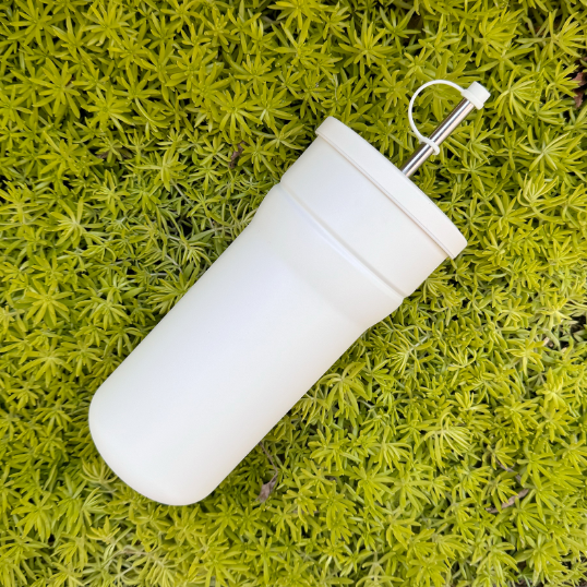 28.75oz/850ml stainless steel straw cup, insulated coffee cup for car