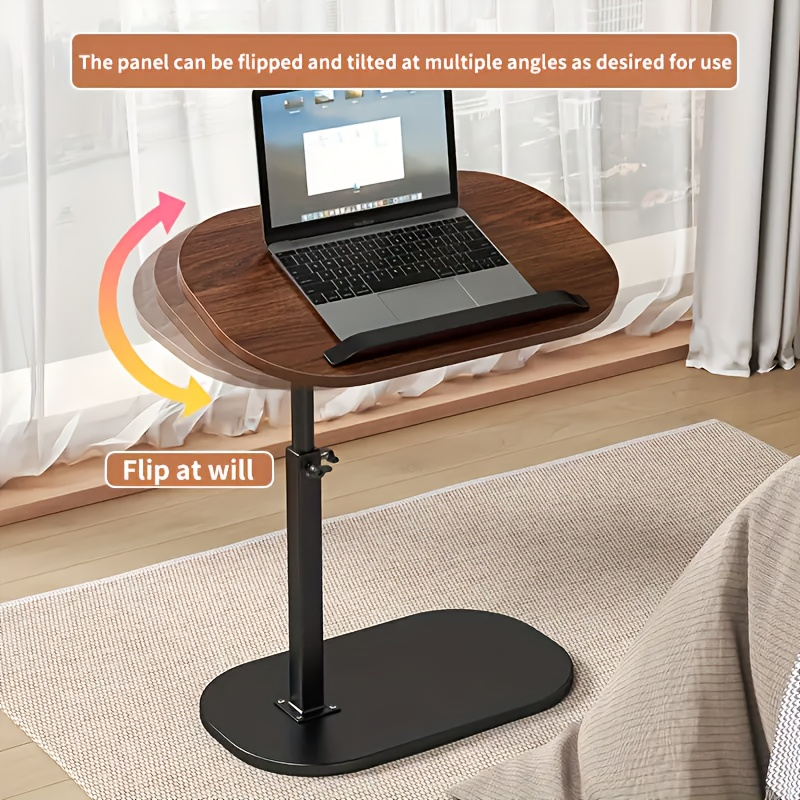 Portable Adjustable Folding Side Table / Laptop Desk Suitable for use as a home office desk, coffee table, bedside/sofa side table, and in office reception areas.