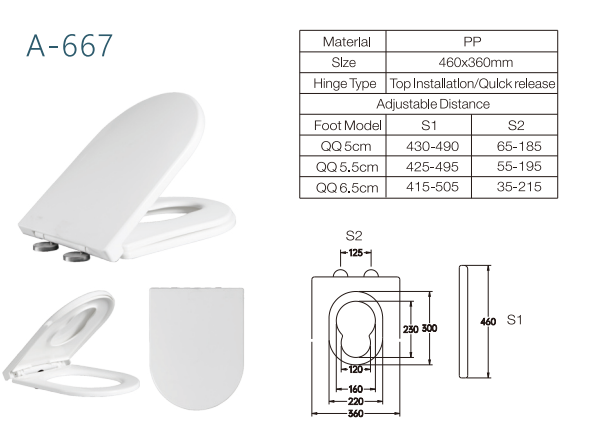 1pc U Shape Toilet Seat with with Built-In Potty Training Seat, for Family, Slow Close, Easy Clean, Suitable Standard Elongated or Oval Toilet Lid, Plastic, White