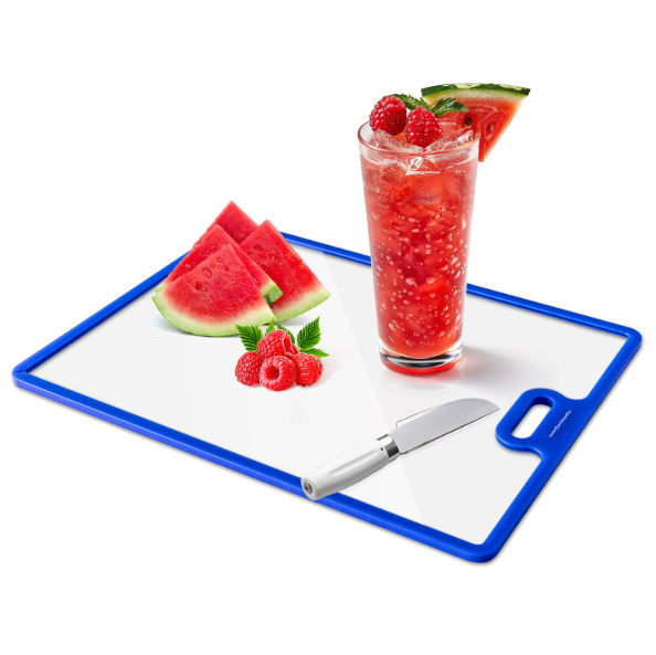 High-strength tempered glass adhesive board, with anti-slip edging, no stains, no odor, easy to clean, ultra-thin design for convenient storage.
